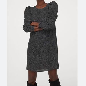 H&M puff sleeved dress